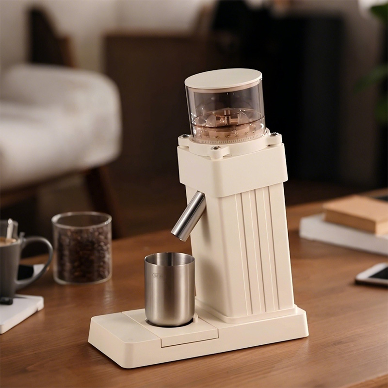 Coffee Grinder Burr Flat - Koffiemolen met schaalverdeling, 60 instelbare standen,