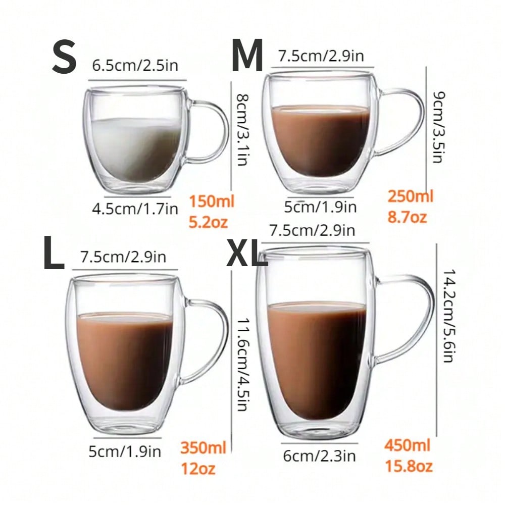 1 Pc Dubbelwandige Glazen Beke - Espresso Shot Glass recensie en prijs