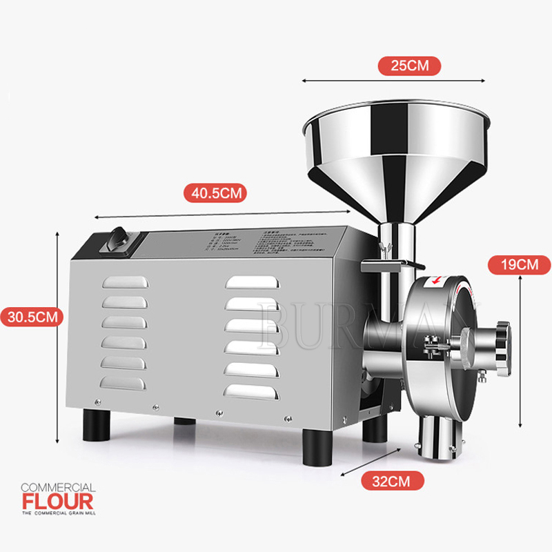 Commerciële elektrische kruide - Coffee Grinder Burr Flat recensie en prijs
